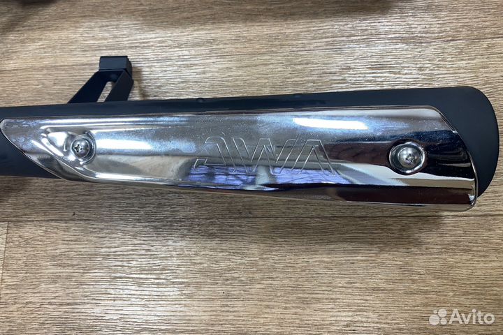 Новый глушитель на мопед Альфа, Рива, Венто