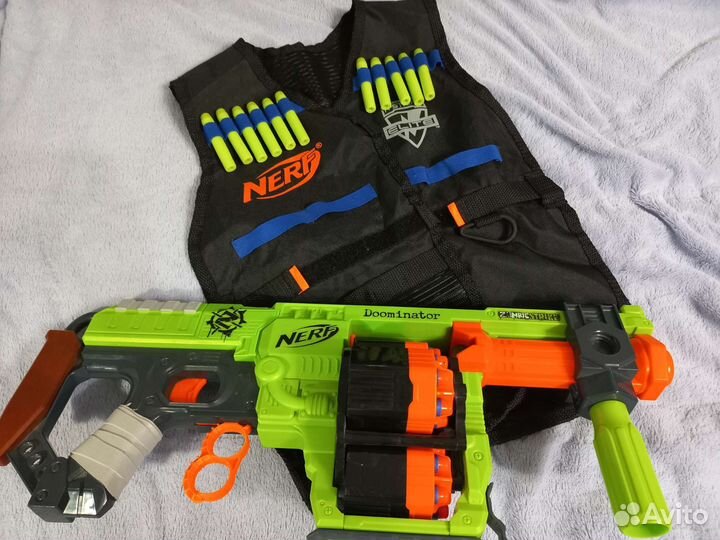 Nerf Doominator + жилет