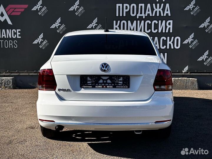 Volkswagen Polo 1.6 AT, 2018, 71 500 км