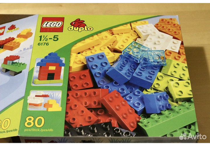 Lego duplo базовый набор 80 деталей