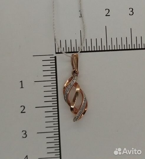 Подвеска 585 с фианитами Арт.67