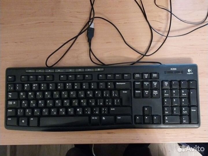 Клавиатура Logitech k200