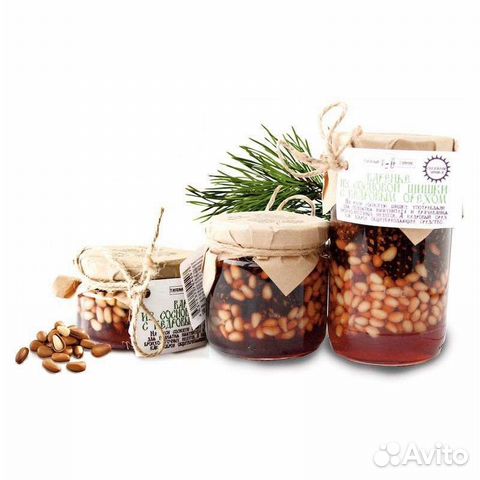 Варенье из сосновых шишек с кедровым орехом