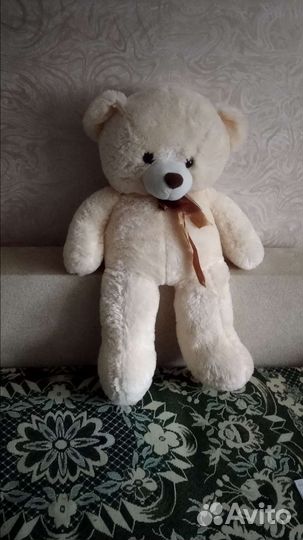 Мягкие игрушки новые, куклы б/у, медведь большой