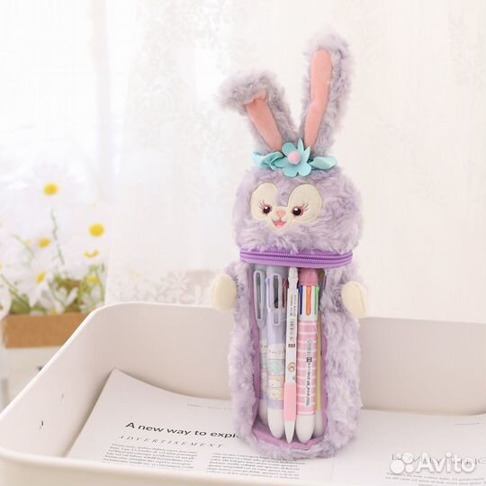 Пенал игрушка школьный, косметичка для девочек