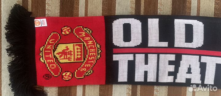 Мужской шарф новый Манчестер Юнайтед мю MU