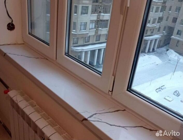 Подоконники из кварца Викостоун