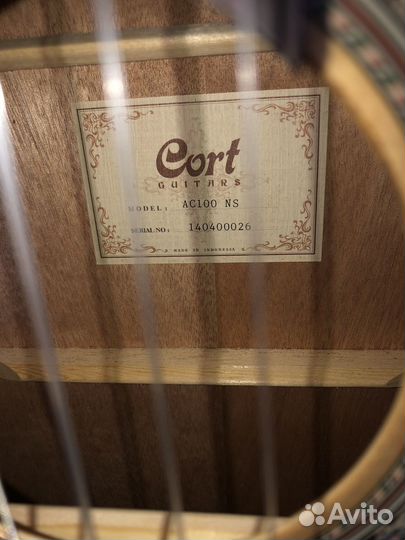 Гитара Cort AC 100 NS