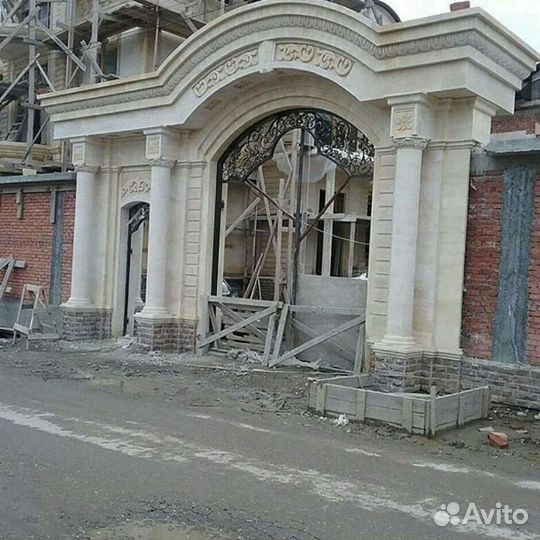 Работа дагестанским камнем