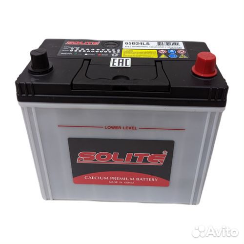 Аккумулятор Solite 65B24LS (50Ач, 470А)