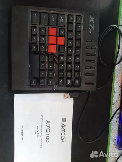 Профессиональная игровая клавиатура A4tech X7G100
