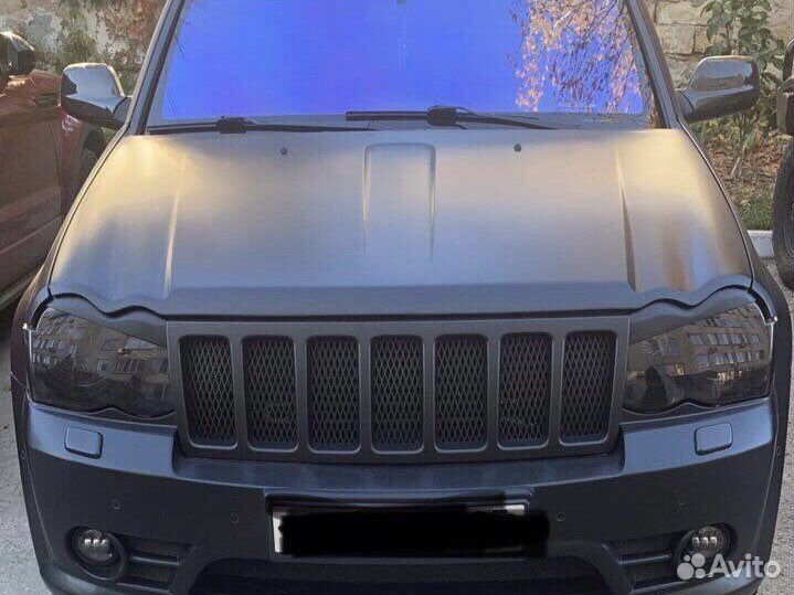 Реснички (накладки) верхние на фары Jeep Grand Che