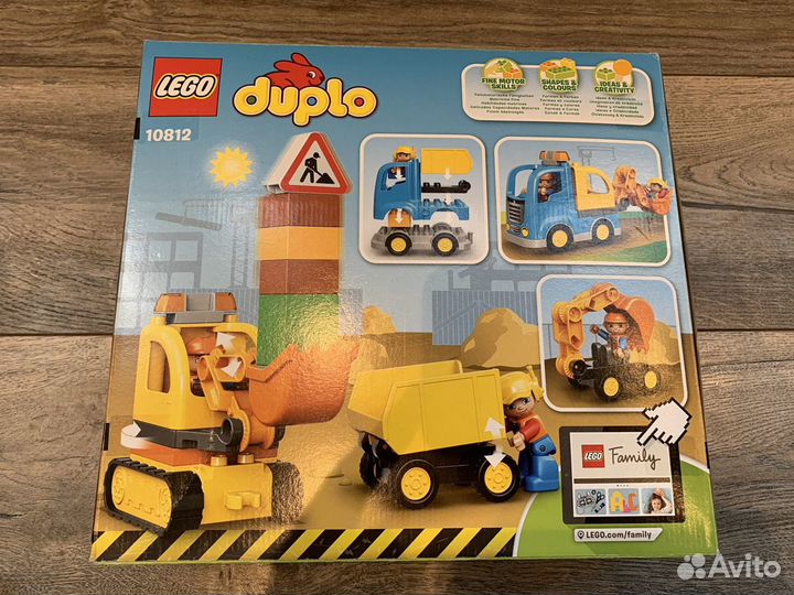 Lego duplo 10812 Грузовик и гусеничный экскаватор