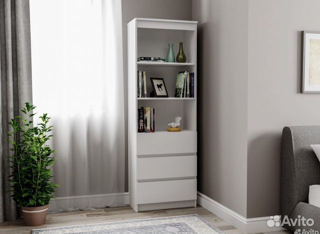 Стеллаж (Белый-Новый)