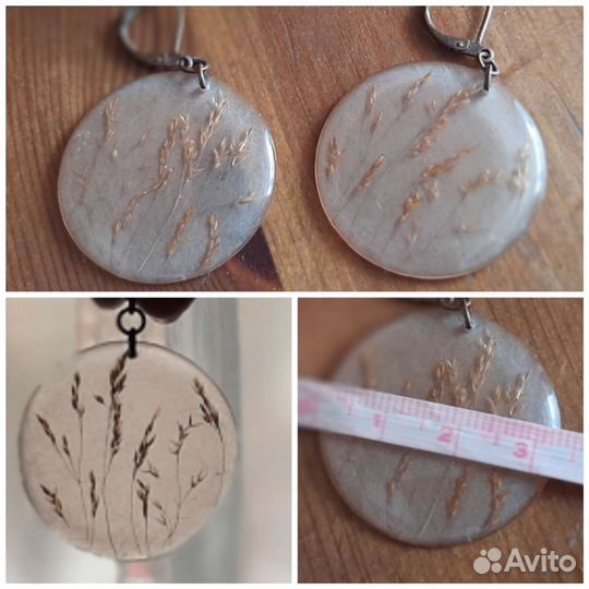 Серьги ручной работы