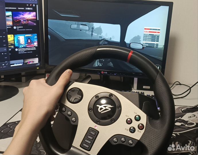 Игровой руль Dexp wheelman pro