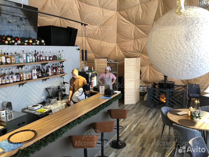 Геокупол сфера для глэмпинга 8 метров