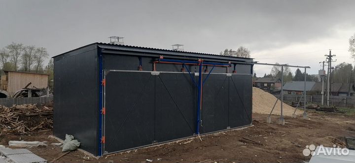 Сушильная камера древесины - 80 куб.м загрузка