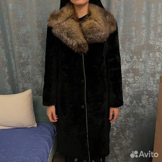 Шуба мутоновая 44 46 рр