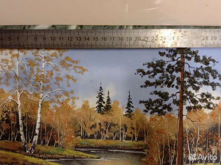 Картина (панно) из самоцветов