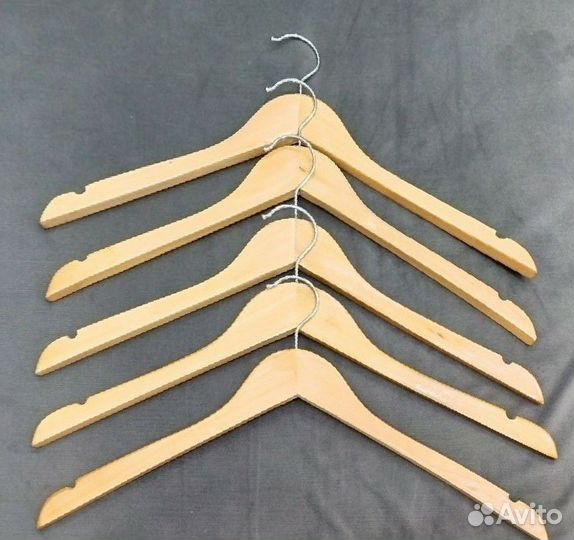 Вешалки плечики деревянные 5 шт