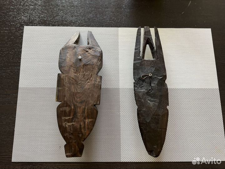Африканские маски из черного дерева