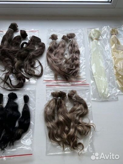 Трессы и натуральные локоны козочки