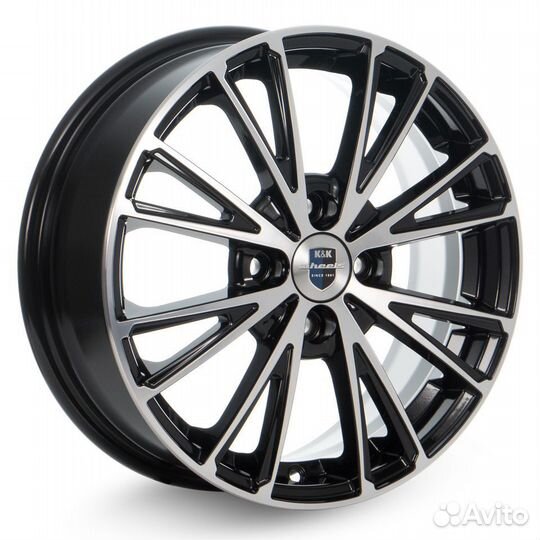 R15 4x100 6J ET40 D67,1 К&К Меандр (кс888) Алмаз ч