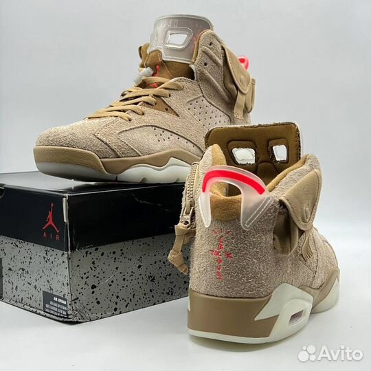 Кроссовки Nike Air Jordan 6 Retro x Travis Scott