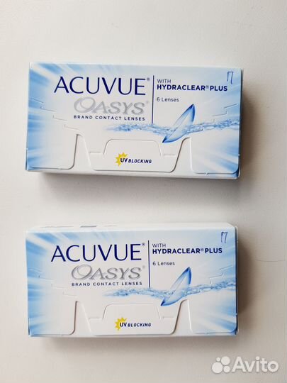 Контактные линзы Acuvue Oasys (D: -3.25)