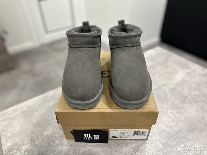 Ugg Classic Ultra mini Grey Оригинал