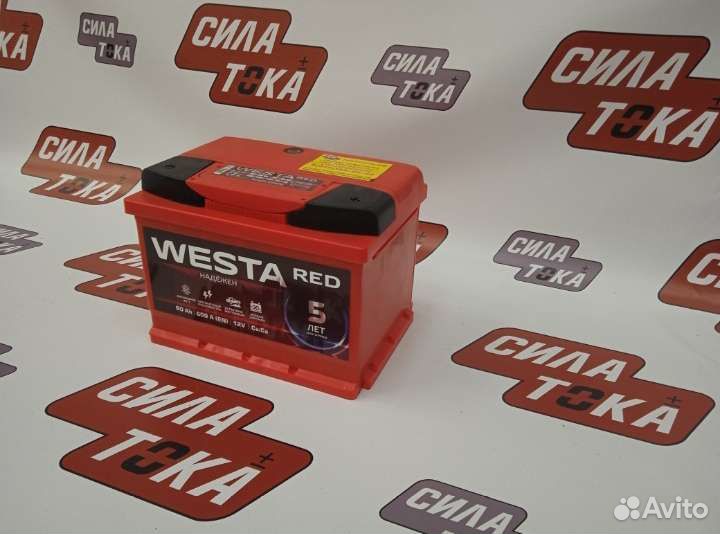 Аккумулятор на автомобиль Westa red 60ah низкая