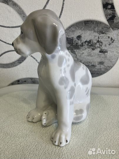 Фарфор СССР. Щенок Мраморного Дога