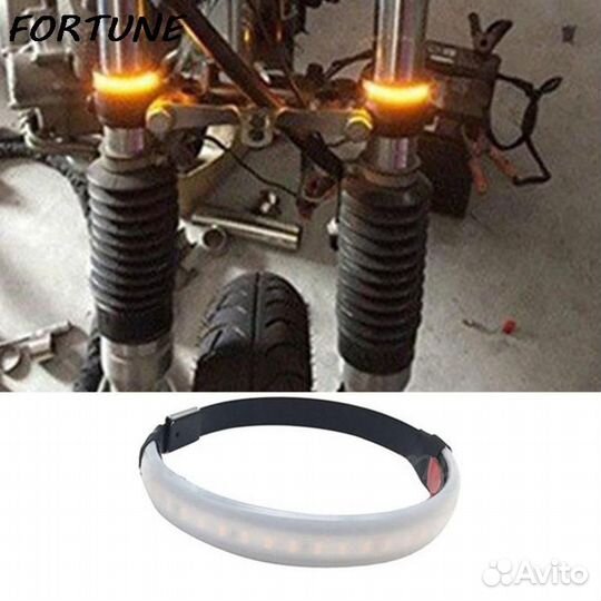 Светодиодный указатель поворота для мотоцикла 2 шт