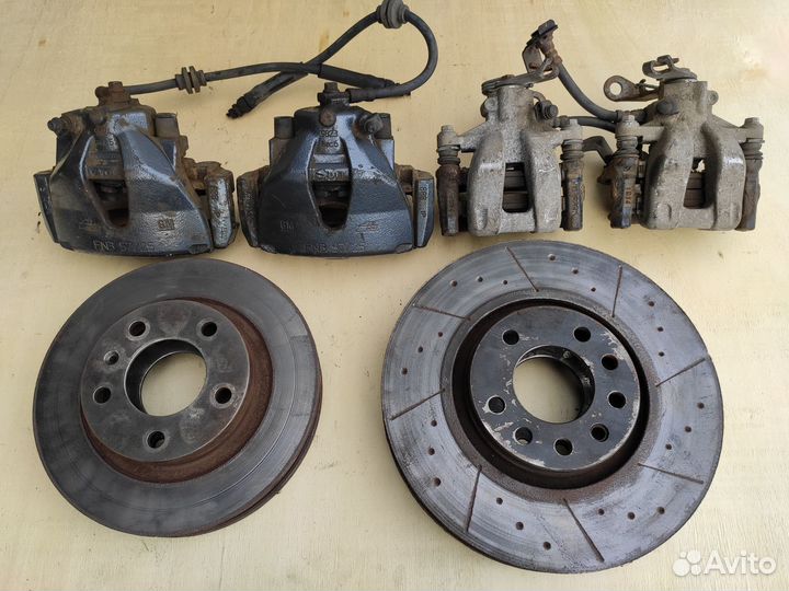 Тормоза OPC 308мм 264мм на Opel Corsa D