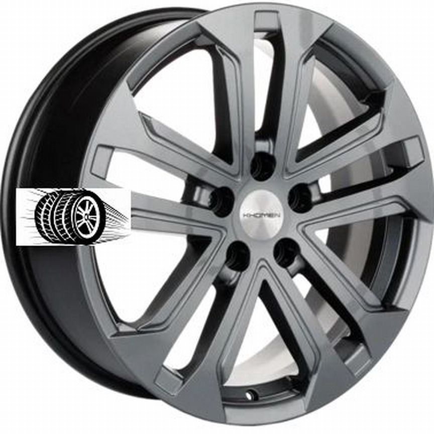 Литые диски Khomen Wheels 7×R18 5×108