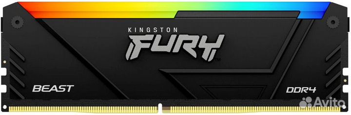 8Gb DDR4 2666MHz Kingston Fury Beast RGB (KF426C16