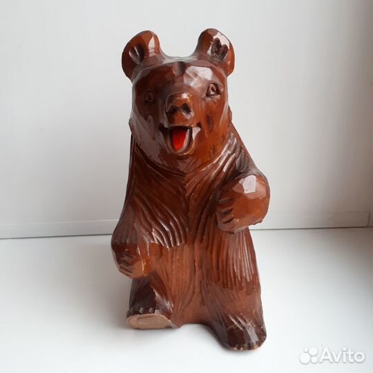 Статуэтки медведи СССР. Дерево. Вещи СССР