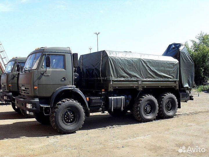 Тент на военный камаз 53501