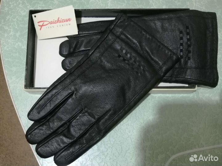 Мужские кожаные перчатки