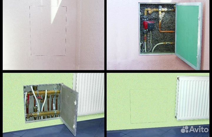 Люк под покраску или обои 400х400мм