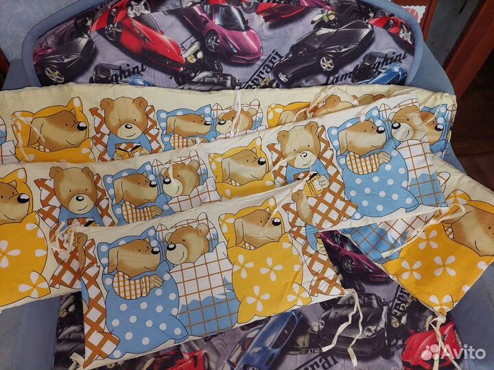 Бортики в кроватку