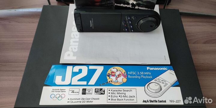 Видеомагнитофон panasonic NV-J27 HQ