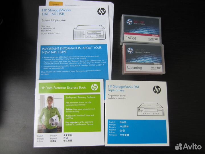 Внешний ленточный накопитель HP DAT 160 USB(Q1581)