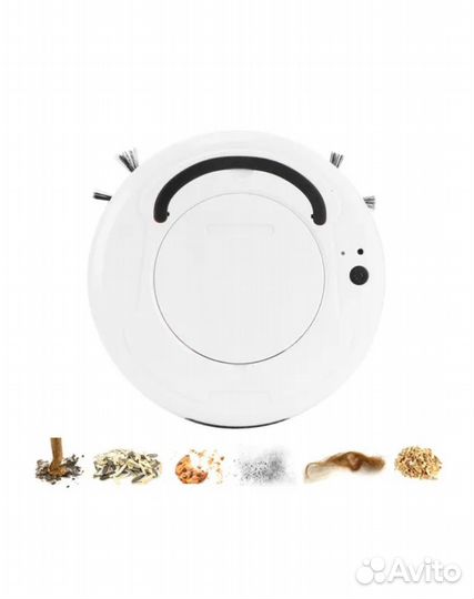 Робот-пылесос белый новый