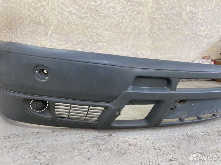 Бампер на газель старого образца с пластиком