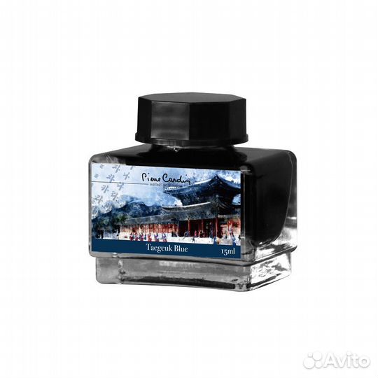 Флакон чернил - Pierre Cardin, синие 15 мл