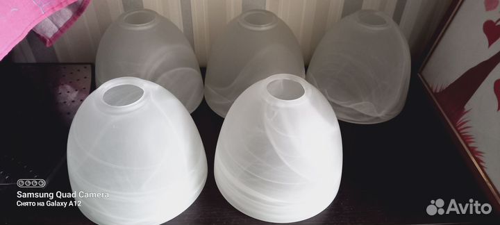 Плафоны к люстре 5шт