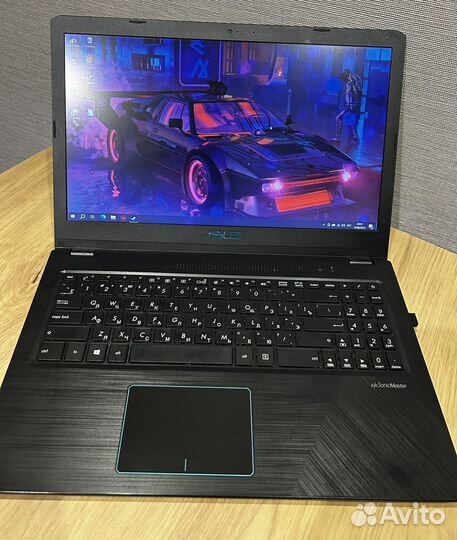 Игровой ноутбук asus gtx 1050, ryzen 5, ssd