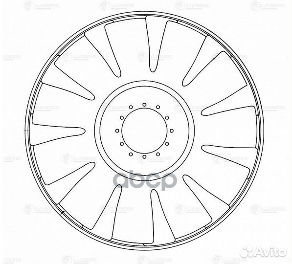 Крыльчатка вентилятора LFB0738 luzar